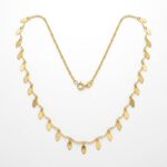 Colar Choker Gotas Delicadas Dourado