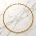Colar Círculos Unidos Dourado