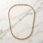Colar Baiano 3mm 18K