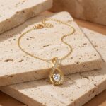 Colar Húngaro Clave de Sol Ponto de Luz 18K